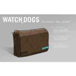 Coperta WATCH DOGS HACKER NFC MESSENGER BAG