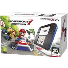 Coperta NINTENDO 2DS CONSOLE BLACK & BLUE & MARIO KART 7 - GDG