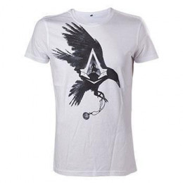 Coperta ASSASSINS CREED SYNDICATE CROW WHITE TSHIRT S