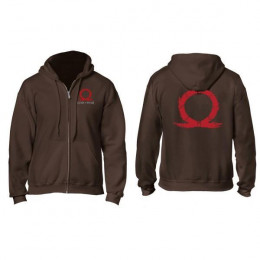 Coperta GOD OF WAR SERPENT LOGO ZIPPER HOODIE M