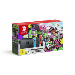 Coperta NINTENDO SWITCH CONSOLE (WITH NEON RED & NEON BLUE JOY-CONS) & SPLATOON 2 - GDG