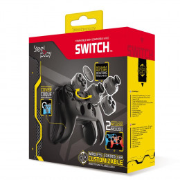 Coperta STEELPLAY - WIRELESS CUSTOMIZABLE CONTROLLER + 2 CASES (SWITCH)