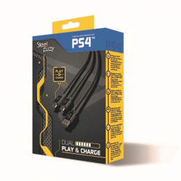 Coperta STEELPLAY - DUAL PLAY & CHARGE CABLE (PS4)