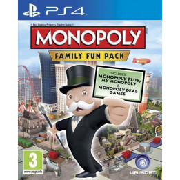Coperta MONOPOLY FAMILY FUN PACK - PS4