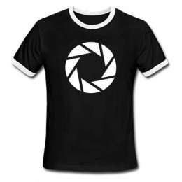 Coperta PORTAL 2 APERTURE SYMBOL TSHIRT L