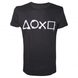 Coperta PLAYSTATION BUTTONS TSHIRT S