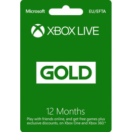 Coperta XBOX LIVE GOLD 12 MONTHS MEMBERSHIP - XBOX ONE (MICROSOFT CODE)