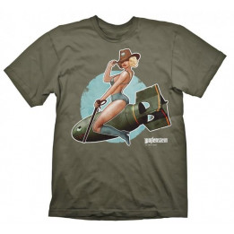 Coperta WOLFENSTEIN PINUP TSHIRT S