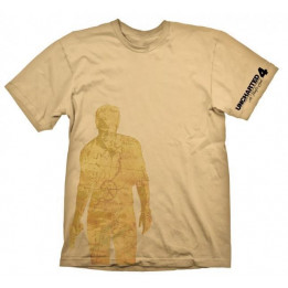 Coperta UNCHARTED 4 NATHAN DRAKE MAP TSHIRT XXL