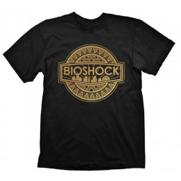 Coperta BIOSHOCK INFINITE GOLDEN LOGO TSHIRT M