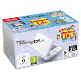 Coperta NINTENDO NEW 2DS XL CONSOLE WHITE & LAVENDER + TOMODACHI LIFE (DLC) - GDG