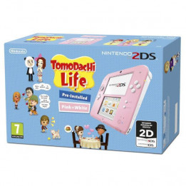 Coperta NINTENDO 2DS CONSOLE PINK & WHITE & TOMODACHI LIFE - GDG